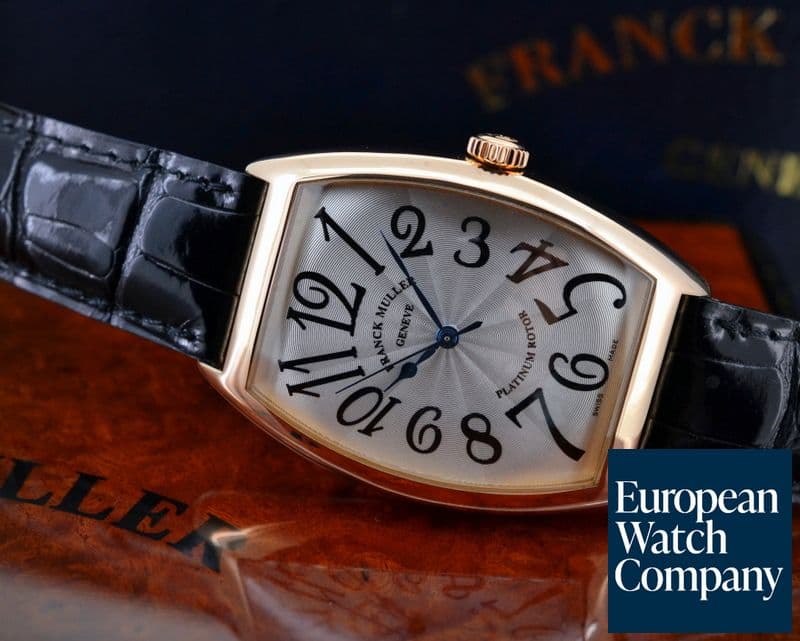 Image of Franck Muller Casablanca Cintre Curvex 18K Rose Gold
