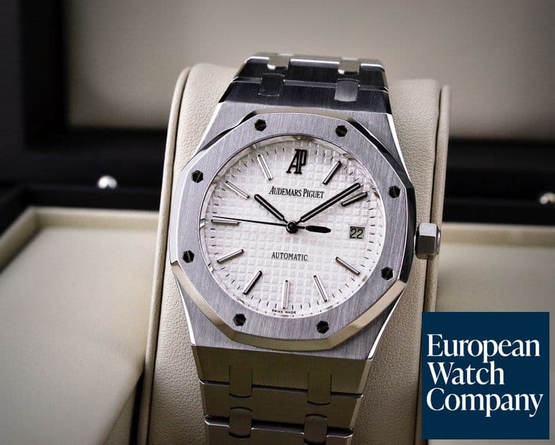 Image of Audemars Piguet Royal Oak White Dial SS / SS 