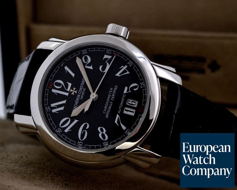 Image of Vacheron Constantin Malte Large Calendar 18K White Gold / Black Dial