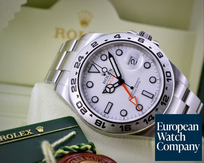 Image of Rolex Explorer II White Dial 