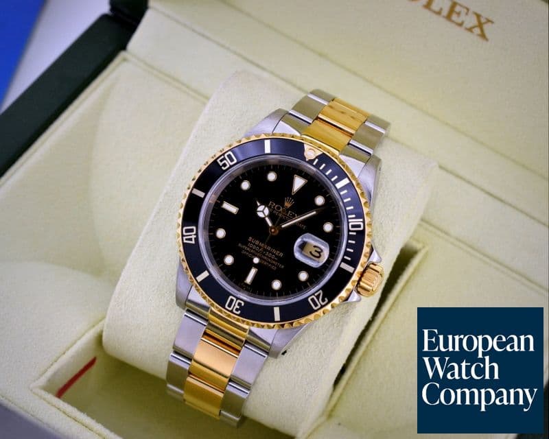 Image of Rolex Submariner Black Dial SS / 18K