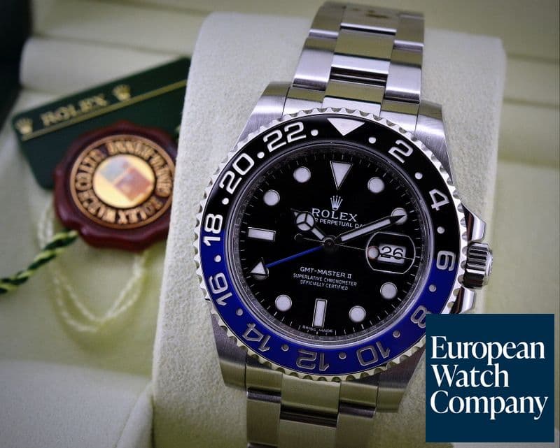 Image of Rolex GMT Master II Ceramic Black & Blue SS / SS