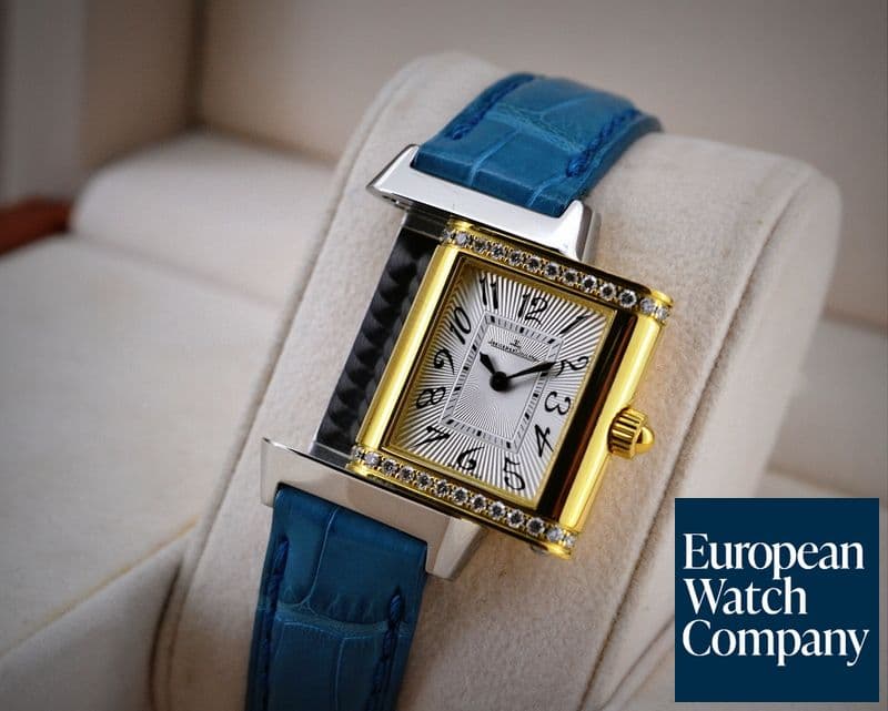 Image of Jaeger LeCoultre Reverso Florale Diamond Lady SS / 18K