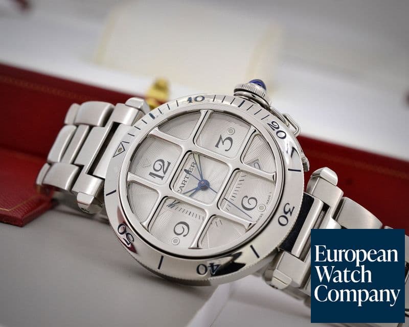 Image of Cartier Pasha Automatic Silver Dial SS / SS 38MM