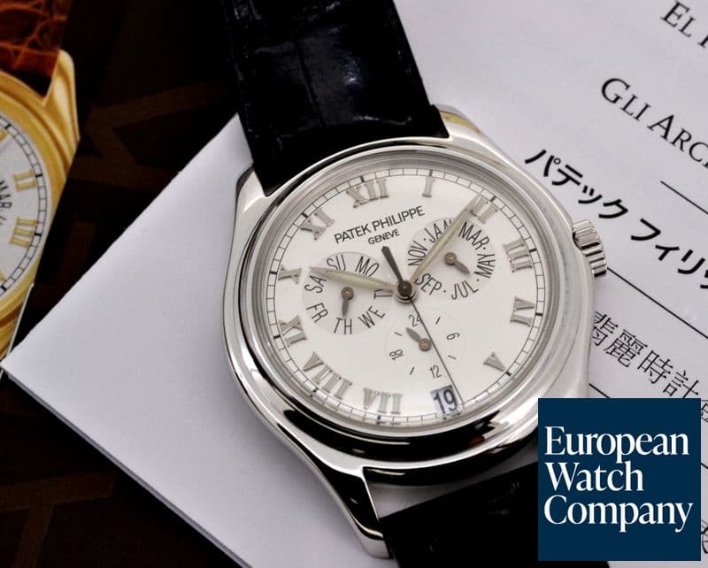 Image of Patek Philippe Annual Calendar Silver Dial 18K White Gold