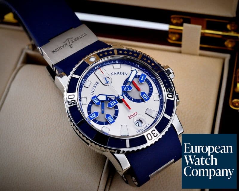Image of Ulysse Nardin Maxi Marine Diver Chronograph SS / Rubber 