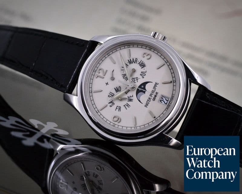 Image of Patek Philippe Annual Calendar 18K White Gold Porcelain Dial 

