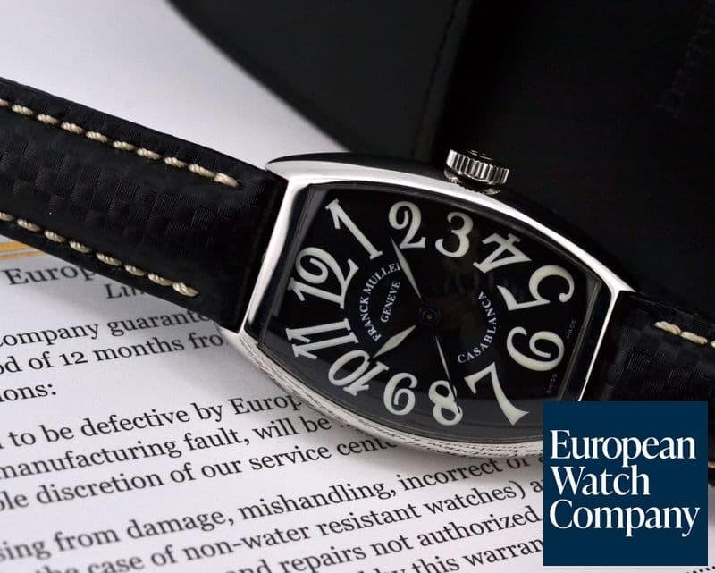 Image of Franck Muller Casablanca Black Dial SS / Strap 