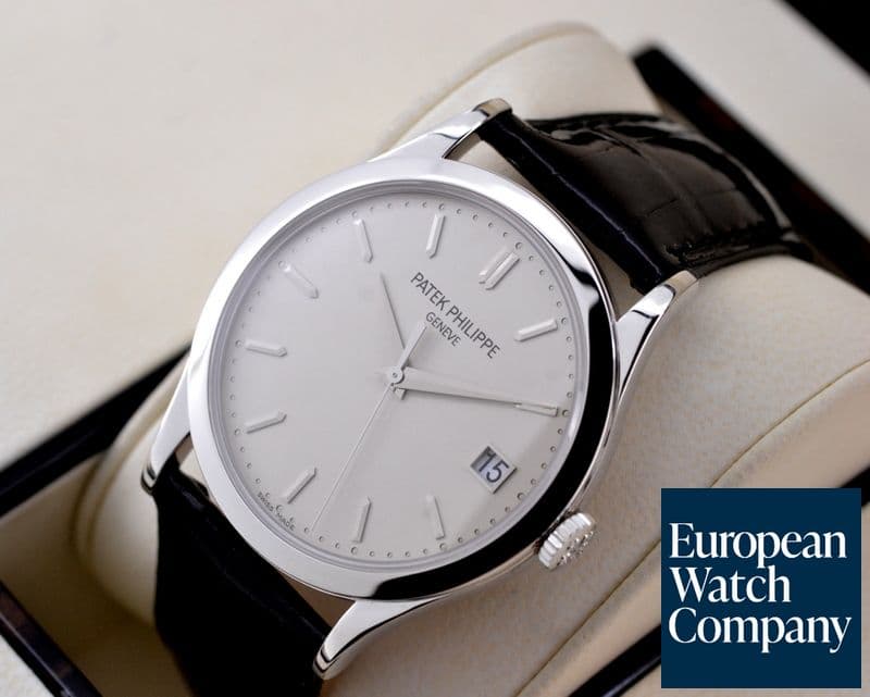 Image of Patek Philippe Calatrava 18K White Gold Silver Dial 