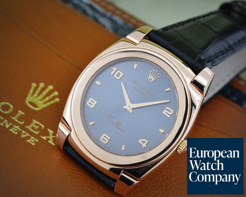 Image of Rolex Cellini Cestello 18K Rose Gold / Grey Dial