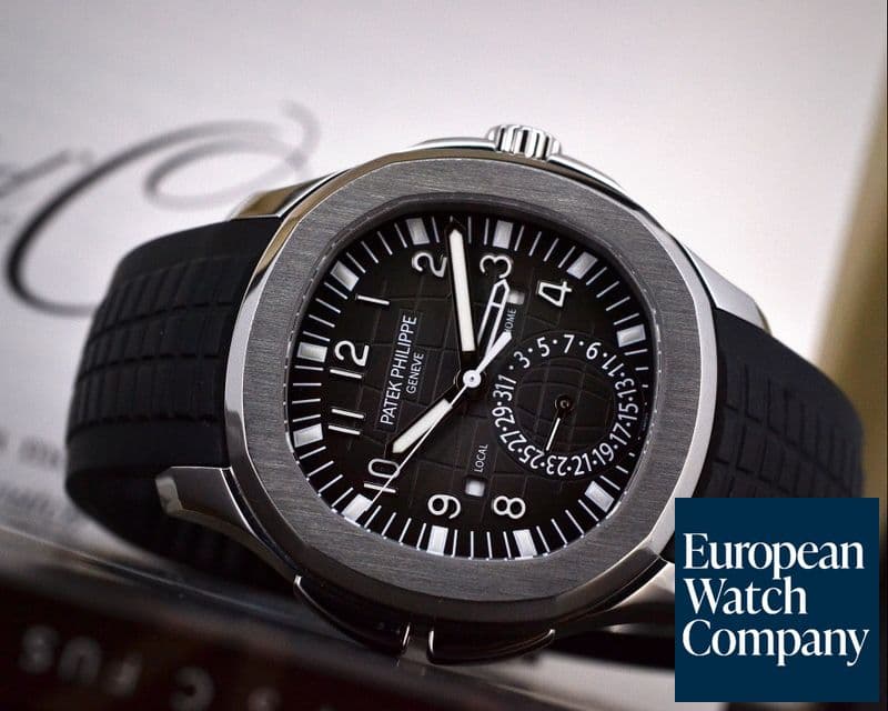 Image of Patek Philippe Aquanaut Travel Time SS / Rubber 