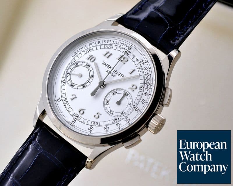 Image of Patek Philippe Chronograph 18K White Gold 