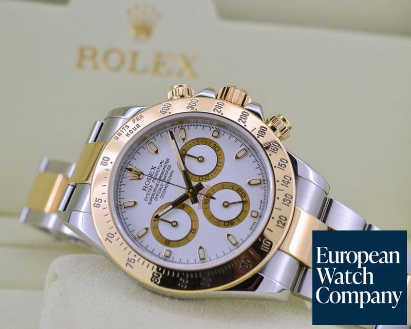 Image of Rolex Daytona White Dial 18K Yellow Gold / SS 