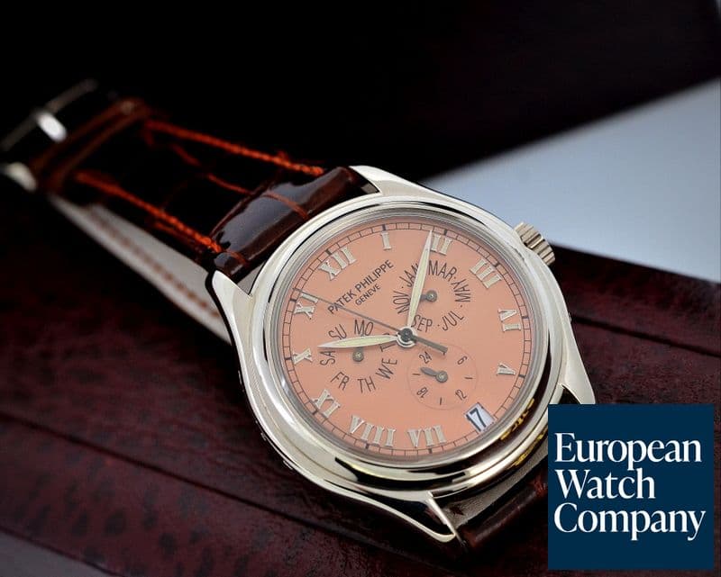 Image of Patek Philippe Annual Calendar 18K White Gold Salmon Dial 
