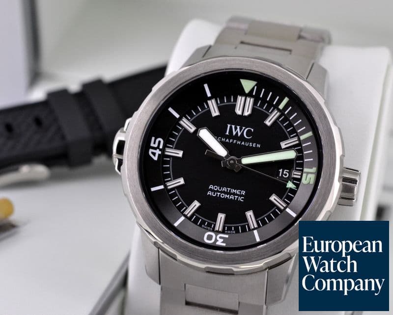 Image of IWC Aquatimer Automatic Black Dial SS / SS