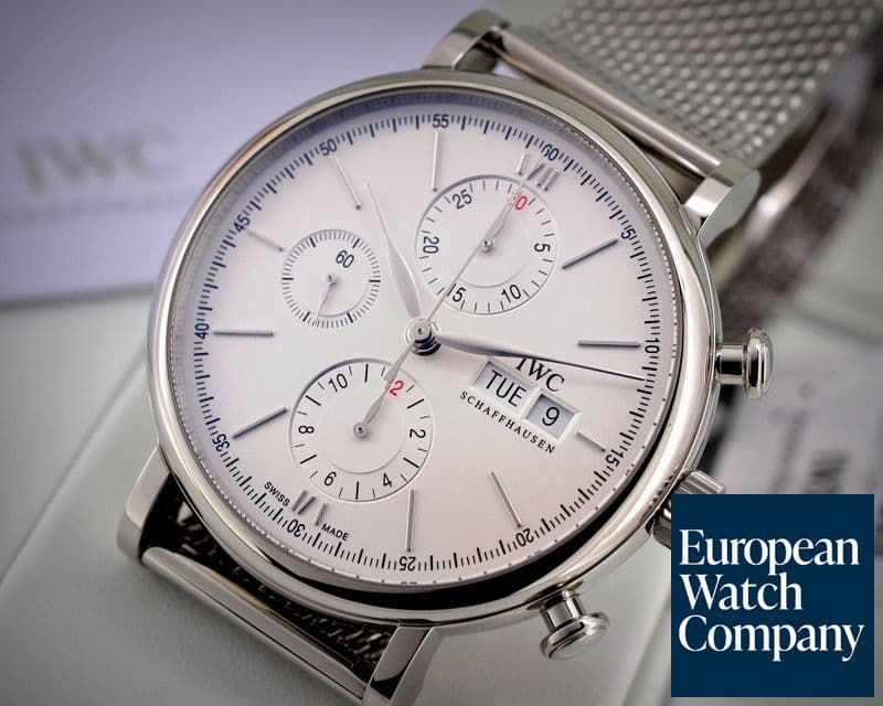 Image of IWC Portofino Chronograph SS / SS Silver Dial 