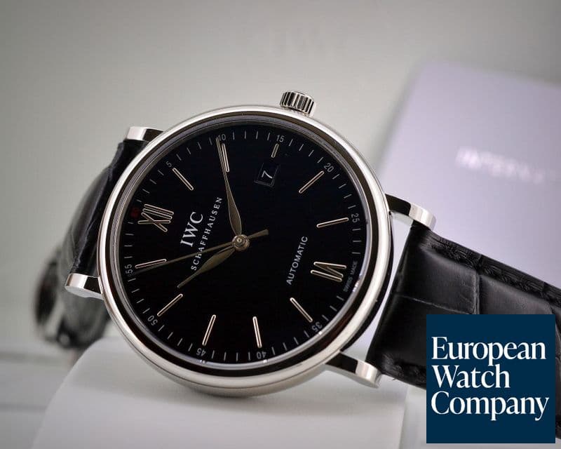 Image of IWC Portofino Automatic 
SS / Strap Black Dial 