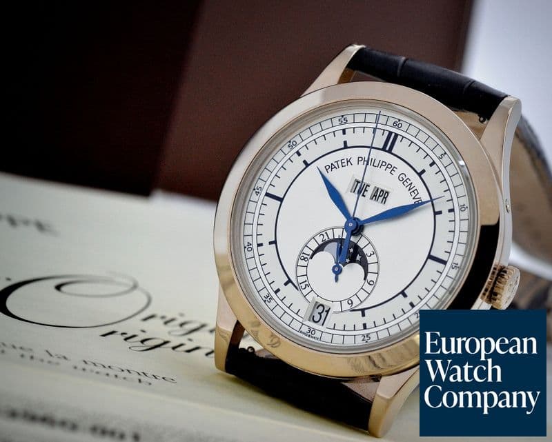 Image of Patek Philippe Annual Calendar Sector Dial 18K White Gold
