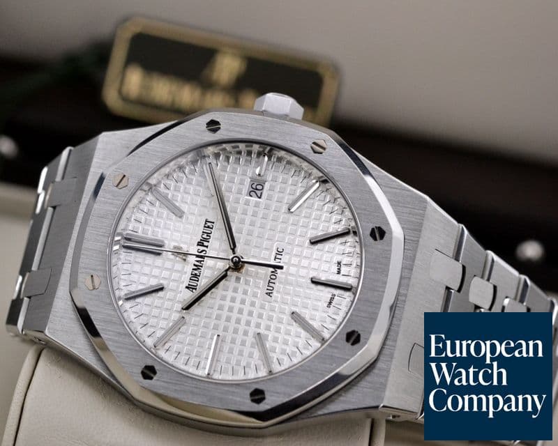 Image of Audemars Piguet Royal Oak White Dial SS / SS 