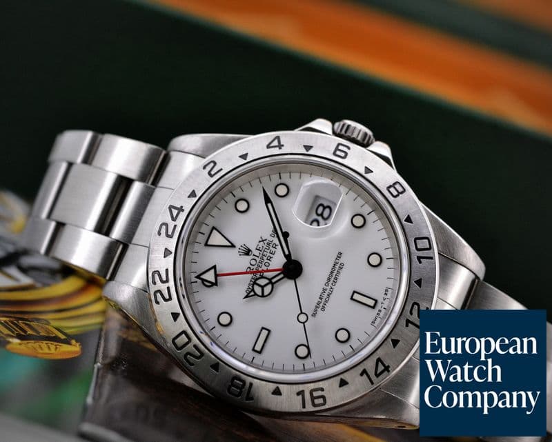 Image of Rolex Explorer II White Dial 