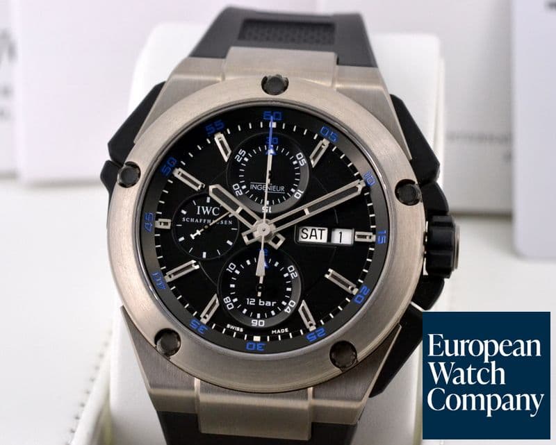 Image of IWC Ingenieur Double Chronograph Titanium / Rubber