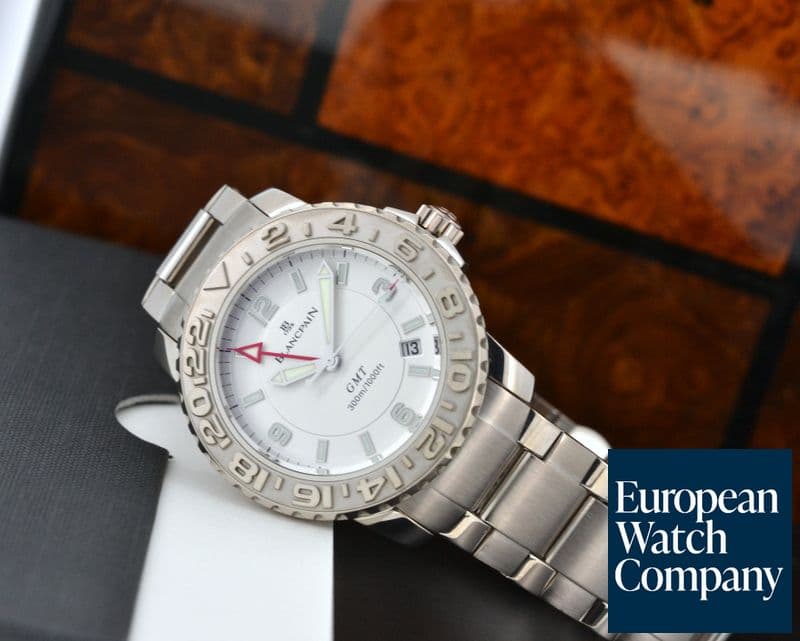Image of Blancpain Fifty Fathoms GMT 18K White Gold / Bracelet