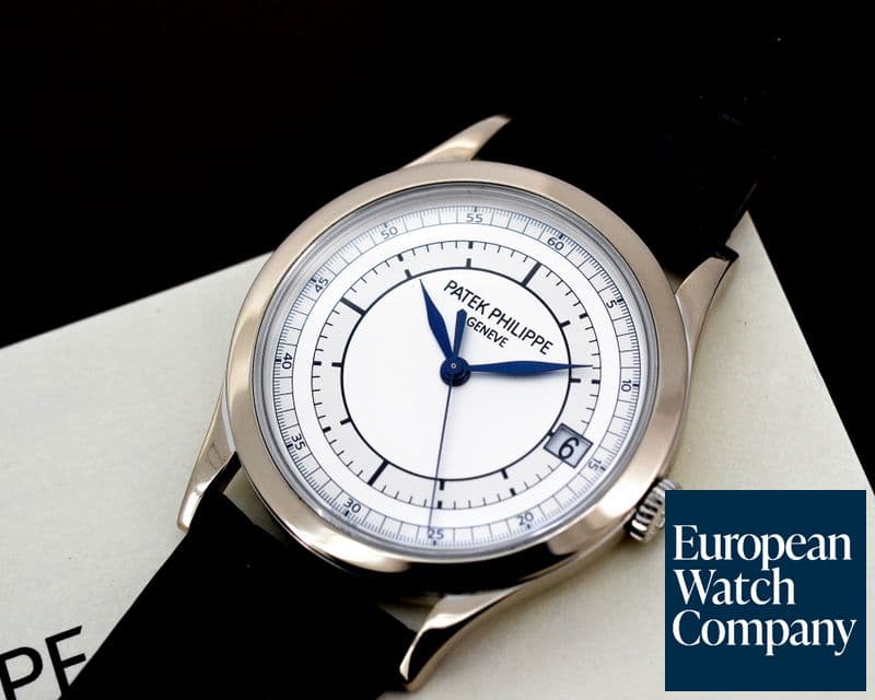Image of Patek Philippe Calatrava 18K White Gold Sector Dial 