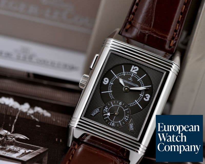 Image of Jaeger LeCoultre Reverso Duo Night / Day Manual Wind SS 
