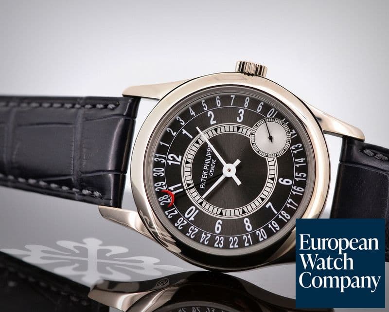 Image of Patek Philippe Calatrava Grey Dial 18K White Gold / Deployant