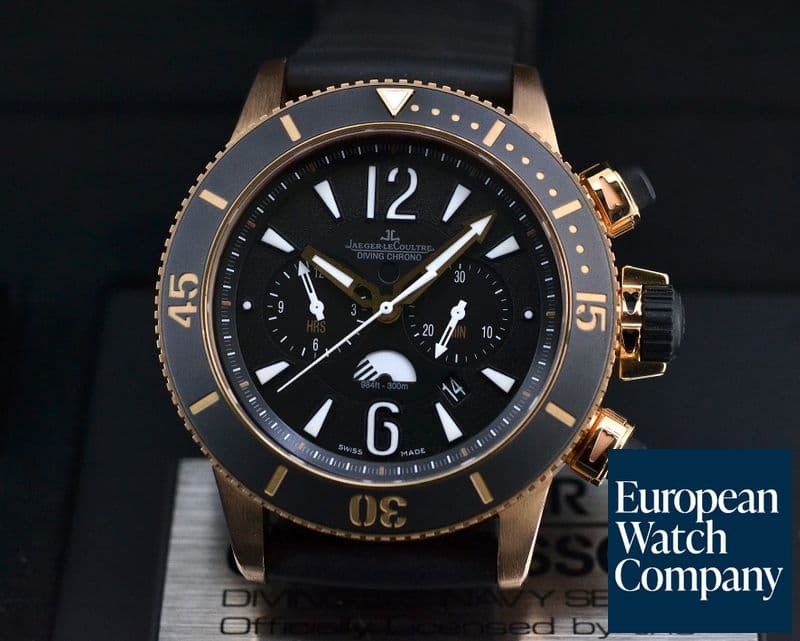 Image of Jaeger LeCoultre Master Compressor Diving Navy Seals Chronograph 18K Rose Gold


