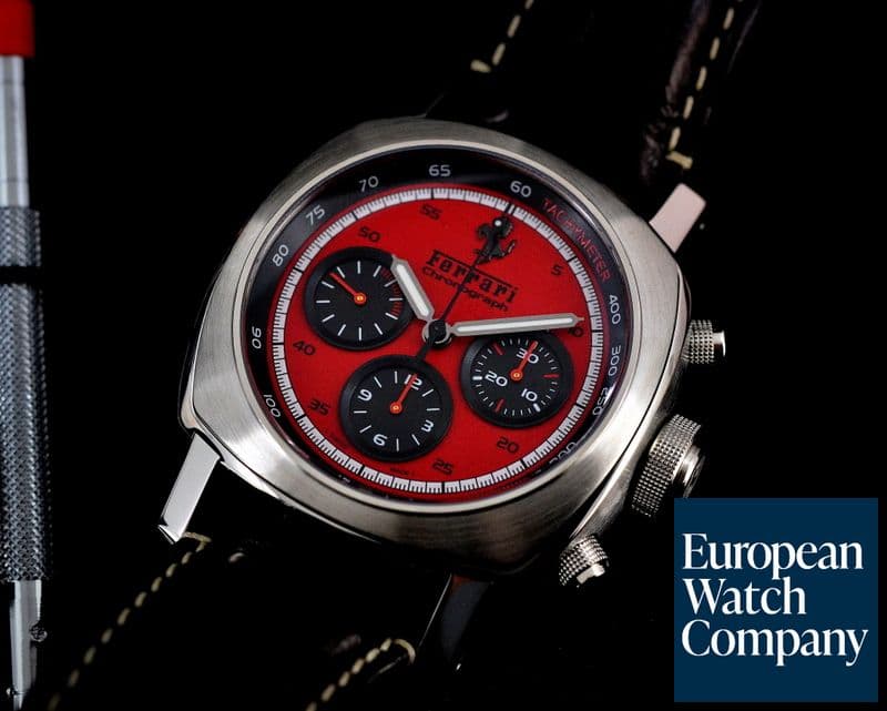 Image of Panerai Ferrari Granturismo Chronograph SS / Red Dial 