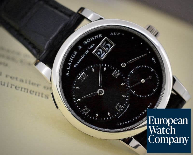 Image of A. Lange and Sohne Lange 1 Platinum Black Dial "DARTH"