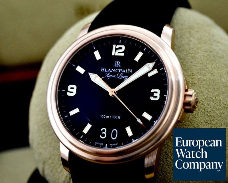 Image of Blancpain Aqualung Big Date 18K RG / Rubber