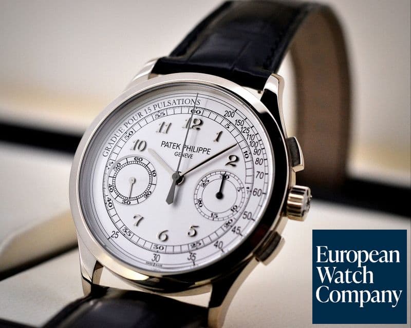 Image of Patek Philippe Chronograph 18K White Gold 