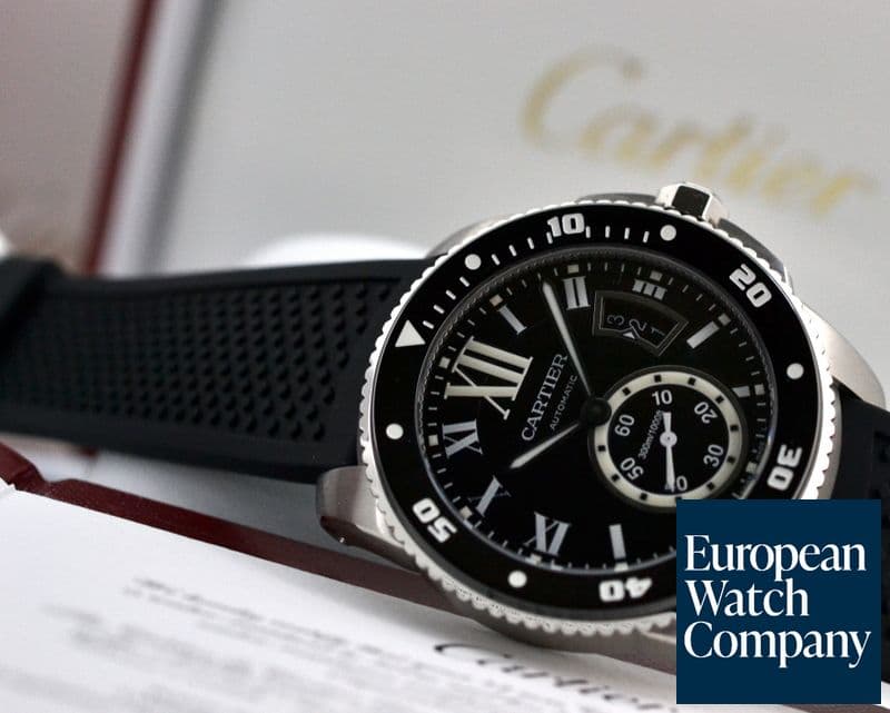 Image of Cartier Calibre de Cartier Diver Automatic SS / Rubber
