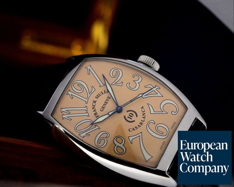 Image of Franck Muller Casablanca 10th Anniversary SS Salmon Dial 