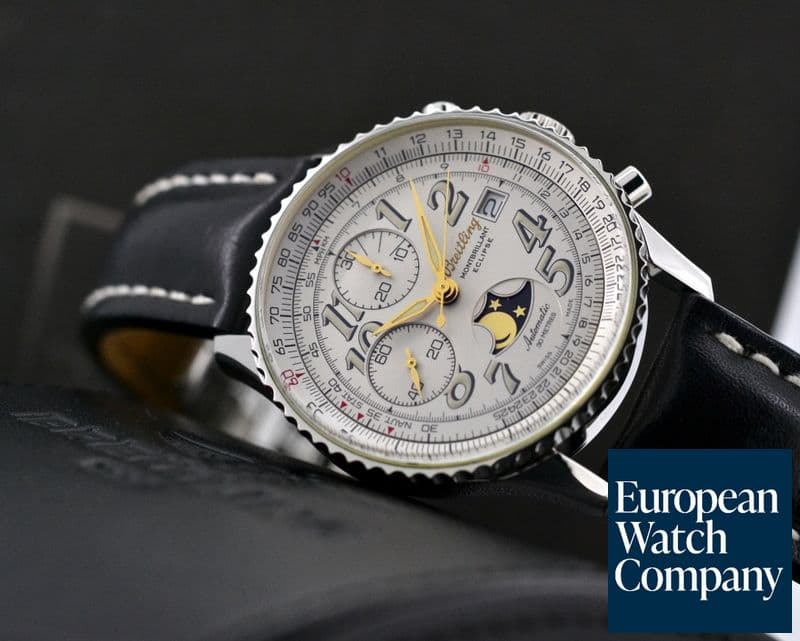 Image of Breitling Navitimer Montbrillant Eclipse SS / Strap 