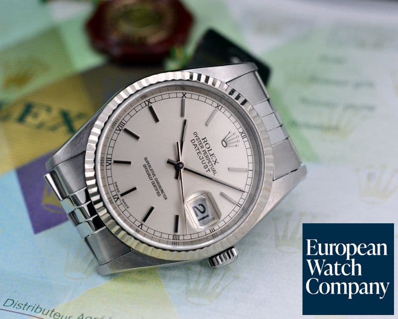 Image of Rolex Datejust Silver Stick Dial SS / SS
