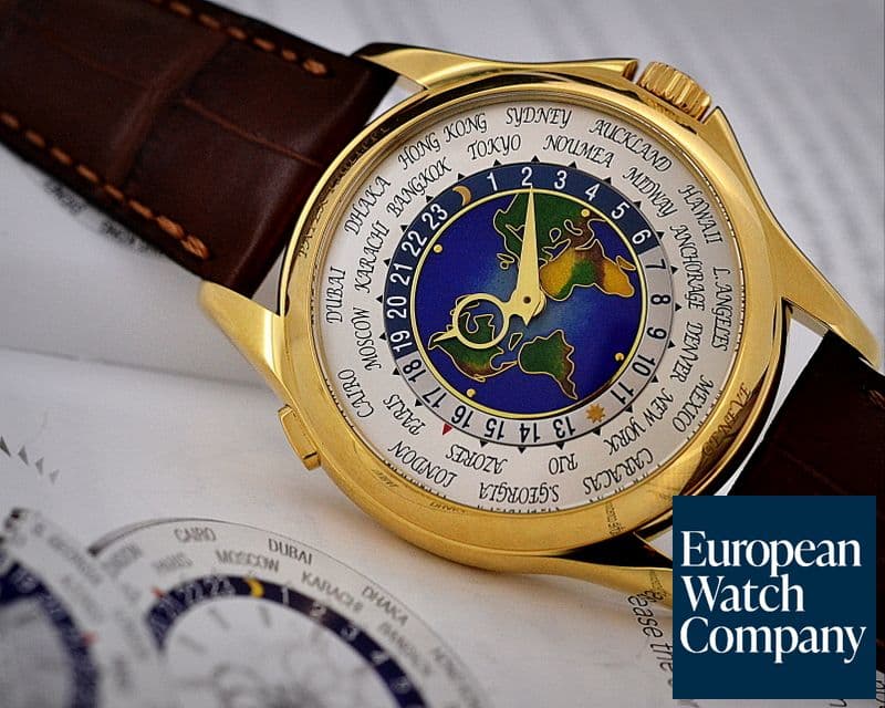 Image of Patek Philippe World Time Enamel Dial 18K Yellow Gold