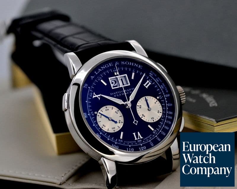 Image of A. Lange and Sohne Datograph Flyback Platinum / Deployant Buckle