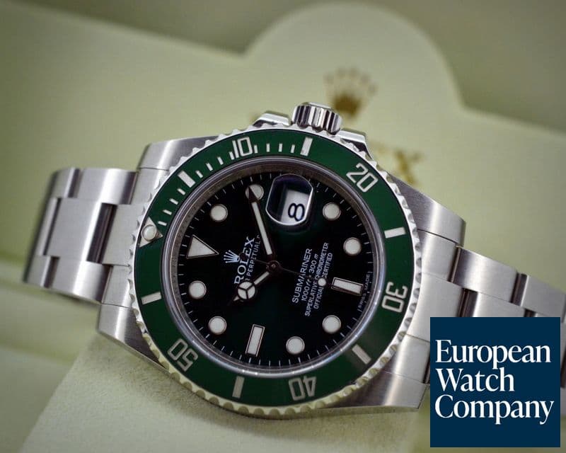 Image of Rolex Submariner Green Ceramic Bezel Green Dial 
