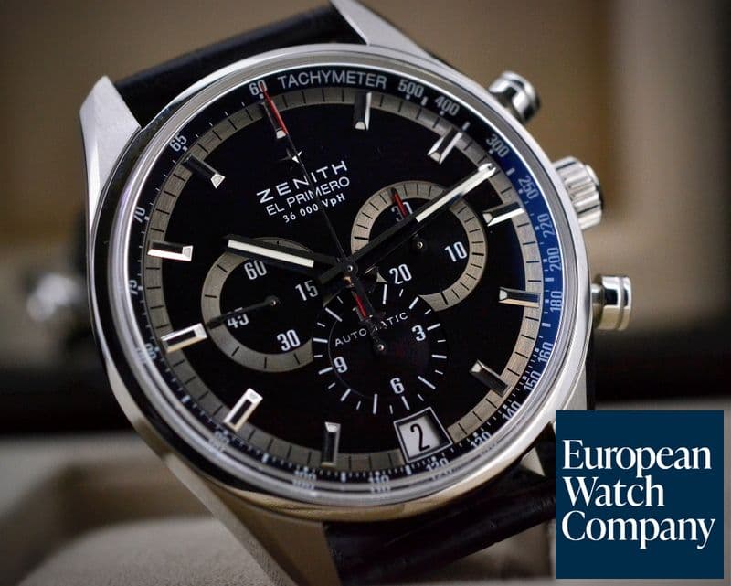 Image of Zenith El Primero Chronograph Black Dial