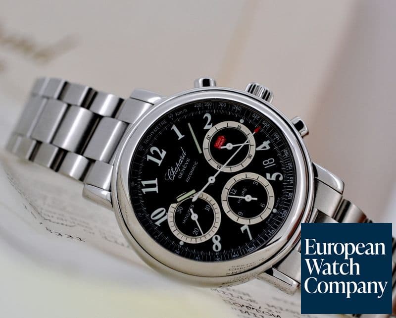 Image of Chopard Mille Miglia Chronograph Black Dial SS / SS