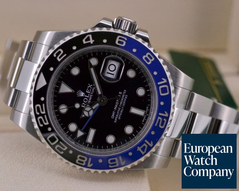 Image of Rolex GMT Master II Ceramic Black & Blue SS 