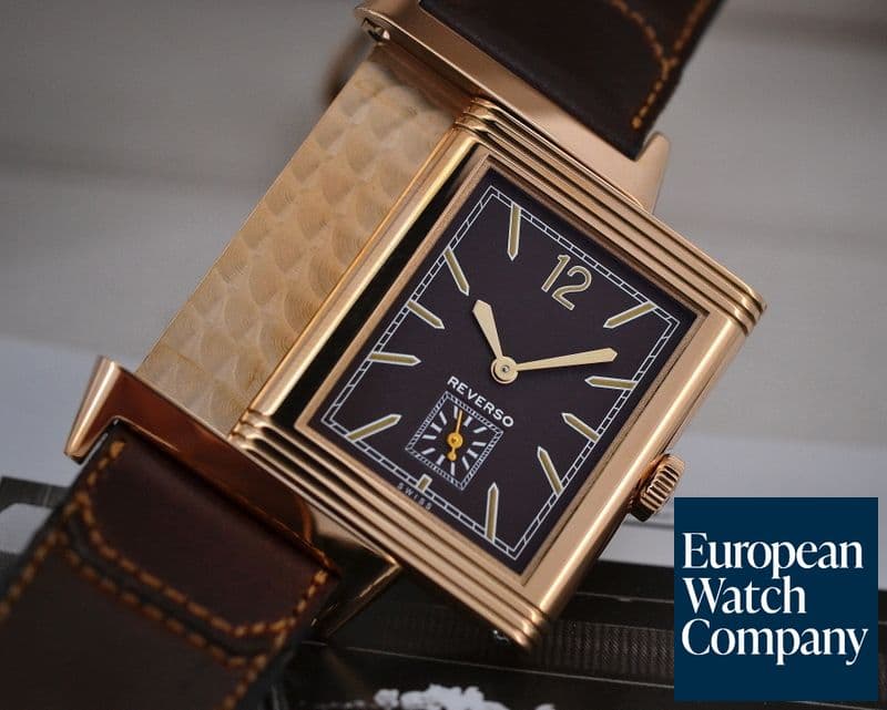 Image of Jaeger LeCoultre Grande Reverso Ultra Thin "Tribute 1931" Brown 18K Rose Gold


