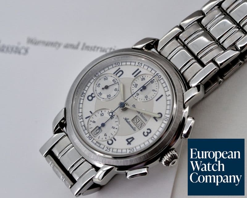 Image of Maurice Lacroix Chronograph Silver Arabic Dial SS / SS 