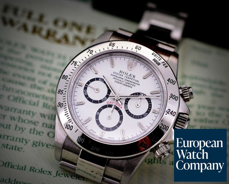 Image of Rolex Daytona SS White dial Zenith Movement