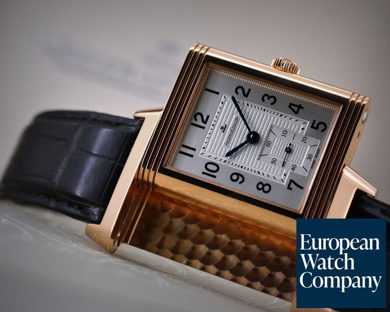 Image of Jaeger LeCoultre Grande Reverso 976 Silver Dial 18K Rose Gold 