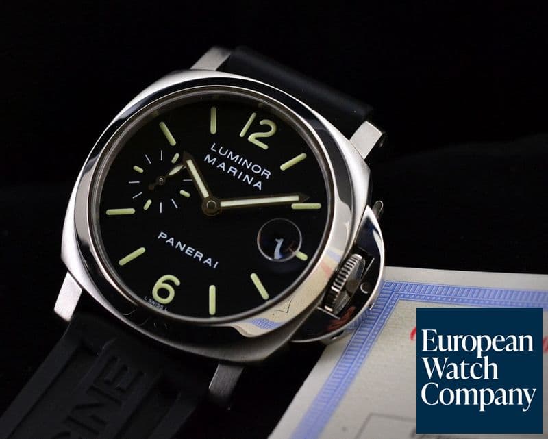 Image of Panerai Luminor Marina Automatic SS / Rubber 40MM