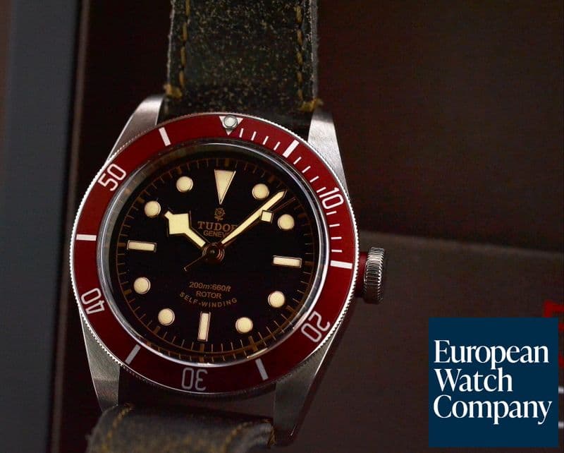 Image of Tudor Tudor Heritage Black Bay SS / Leather